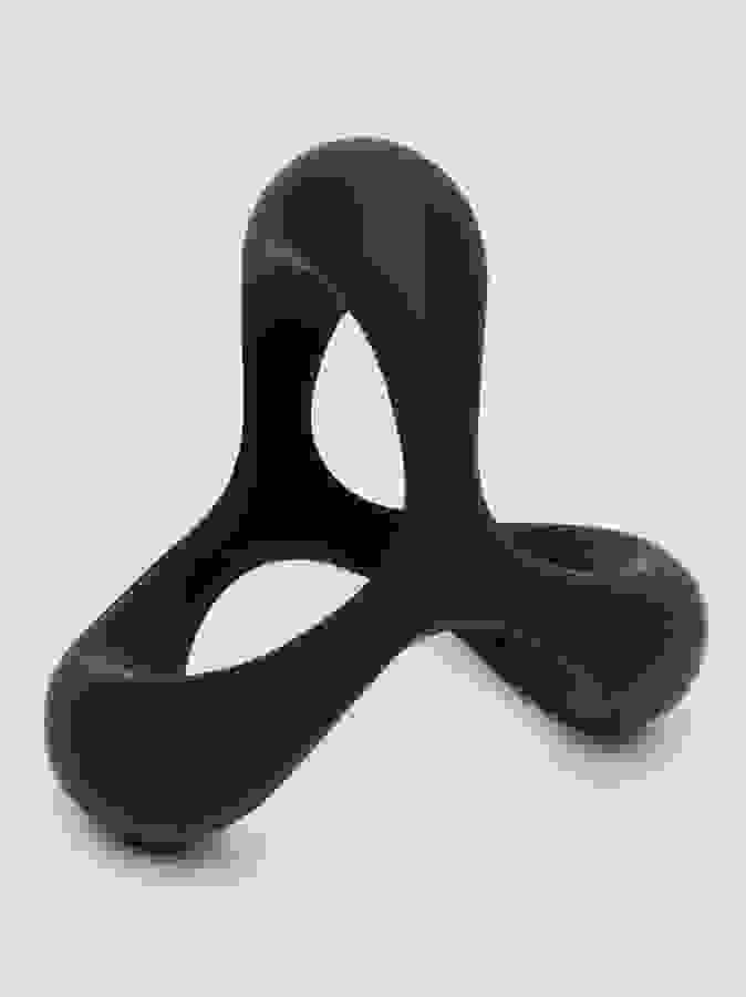 Lovehoney Black Silicone Cock and Ball Sling, Black, hi-res